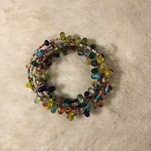 Boho stretchy beaded wire bengal